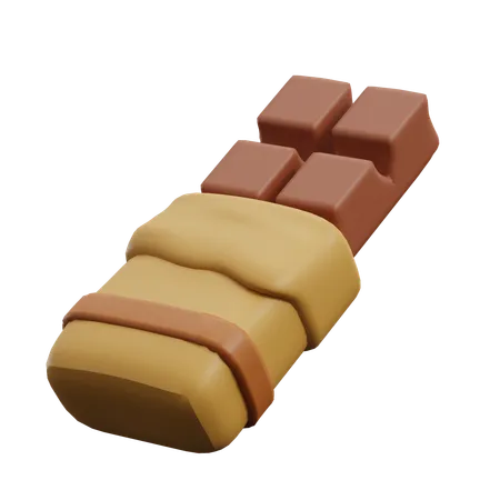 Barra de chocolate  3D Icon