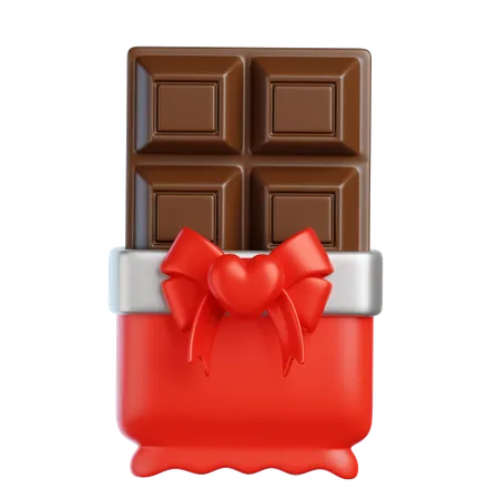 Barra de chocolate  3D Icon