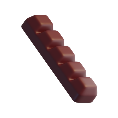 Barra de chocolate  3D Icon