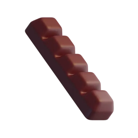 Barra de chocolate  3D Icon