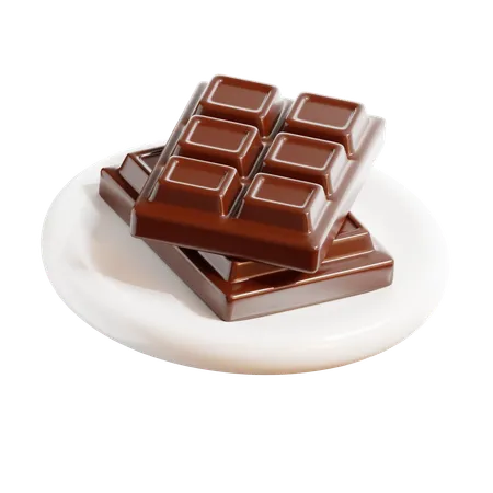 Barra de chocolate  3D Icon