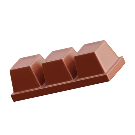 Barra de chocolate  3D Icon