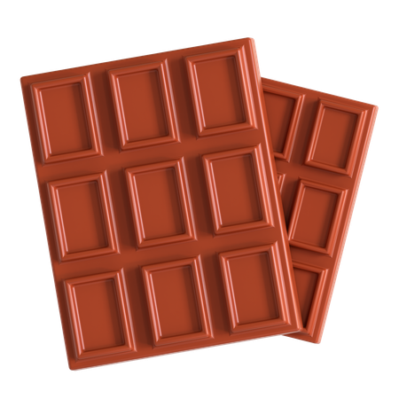 Barra de chocolate  3D Icon