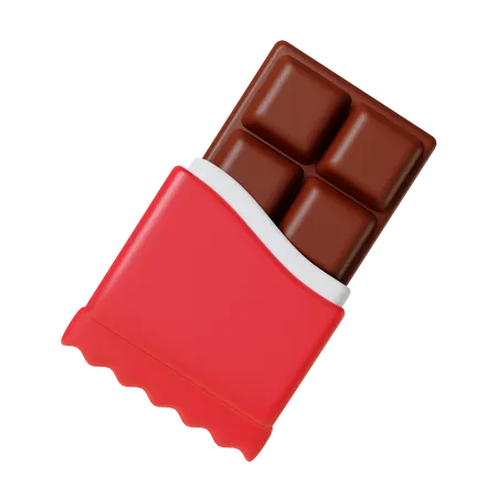 Barra de chocolate  3D Icon