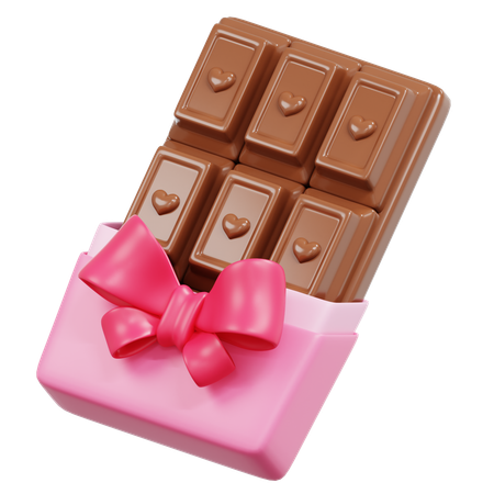 Barra de chocolate  3D Icon