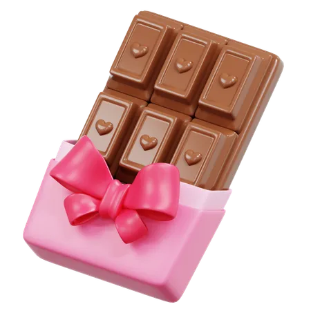 Barra de chocolate  3D Icon