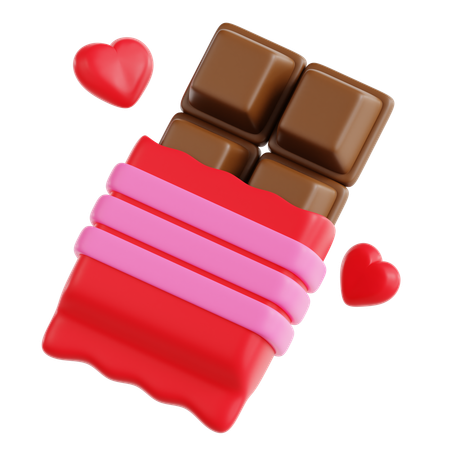 Barra de chocolate  3D Icon