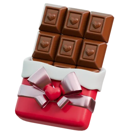 Barra de chocolate  3D Icon