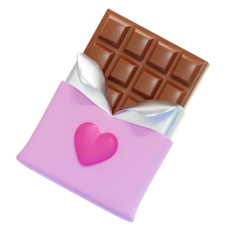 Barra de chocolate  3D Icon