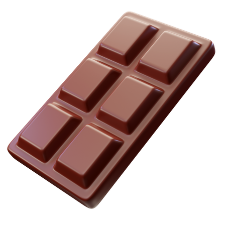 Barra de chocolate  3D Icon
