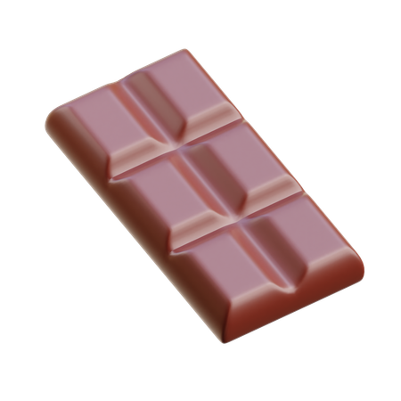 Barra de chocolate  3D Icon