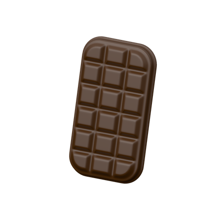 Barra de chocolate  3D Icon