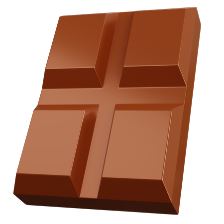 Barra de chocolate  3D Icon