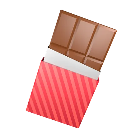 Barra de chocolate  3D Icon