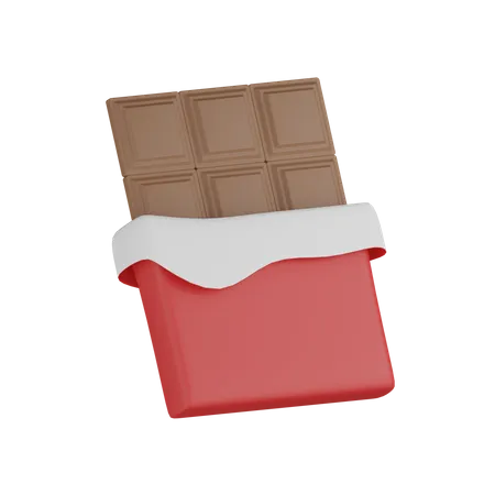 Barra de chocolate  3D Icon