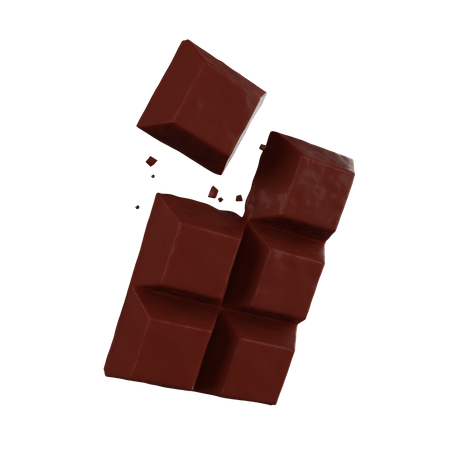 Barra de chocolate  3D Icon