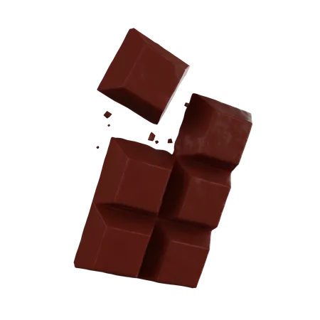 Barra de chocolate  3D Icon