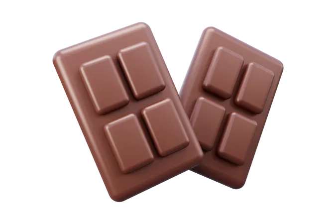 Barra de chocolate  3D Icon