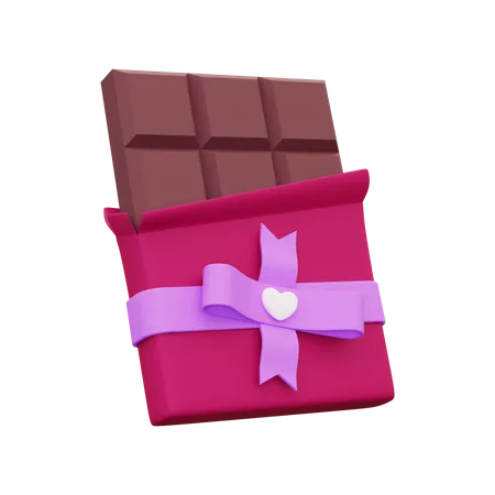 Barra de chocolate  3D Icon