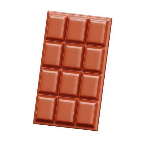 Barra de chocolate  3D Icon