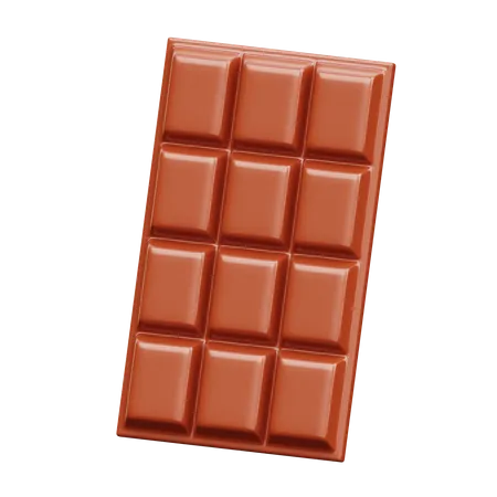 Barra de chocolate  3D Icon