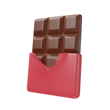 Barra de chocolate  3D Icon