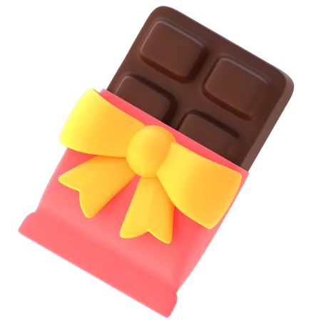 Barra de chocolate  3D Icon