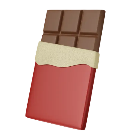 Barra de chocolate  3D Icon