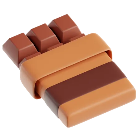 Barra de chocolate  3D Icon