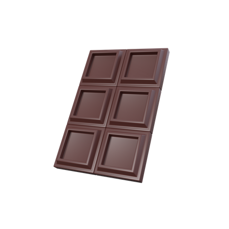 Barra de chocolate  3D Icon