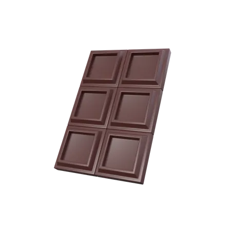 Barra de chocolate  3D Icon