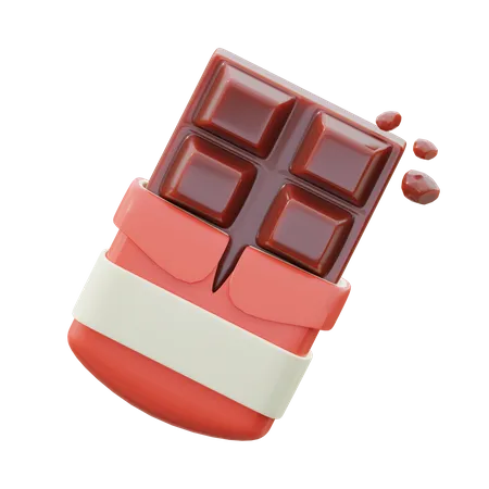 Barra de chocolate  3D Icon