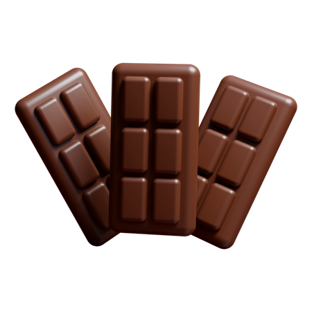 Barra de chocolate  3D Icon