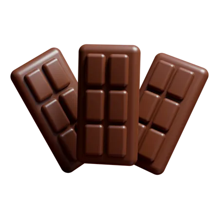 Barra de chocolate  3D Icon