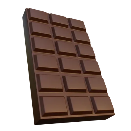 Barra de chocolate  3D Icon