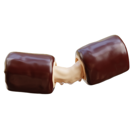 Caramelo de barra de chocolate  3D Icon