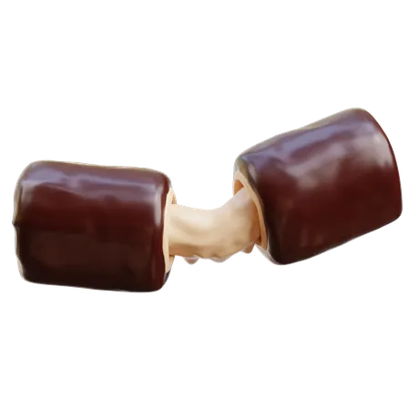 Caramelo de barra de chocolate  3D Icon