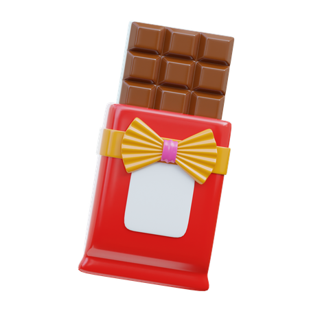 Regalo de barra de chocolate  3D Icon