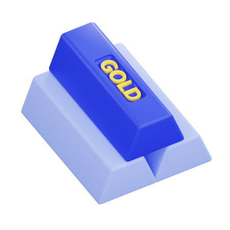 Barra de oro  3D Icon