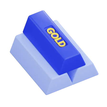 Barra de oro  3D Icon