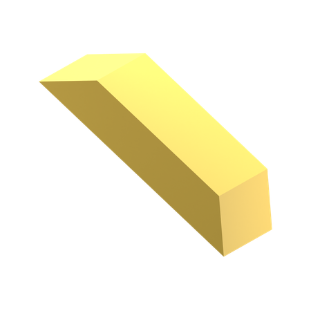 Barra de oro  3D Icon