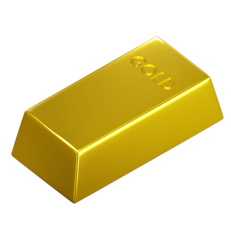 Barra de oro  3D Icon