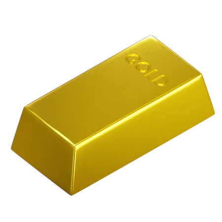 Barra de oro  3D Icon