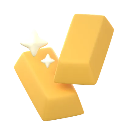 Barra de ouro  3D Icon