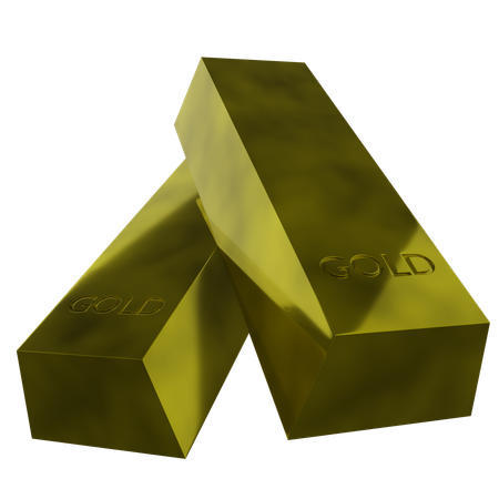 Barra de ouro  3D Icon