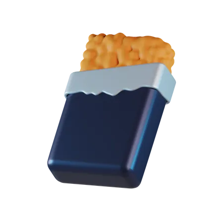 Barra de proteina  3D Icon