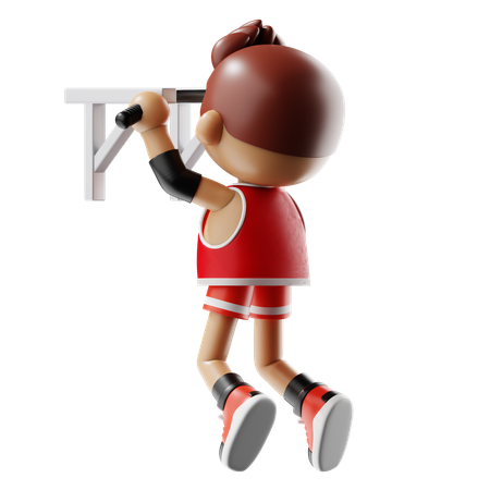 Barra de puxar para homem  3D Icon