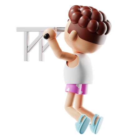 Barra de puxar para homem  3D Icon