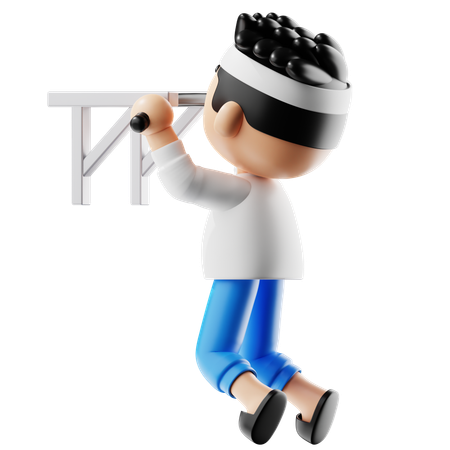 Barra de puxar para homem  3D Icon
