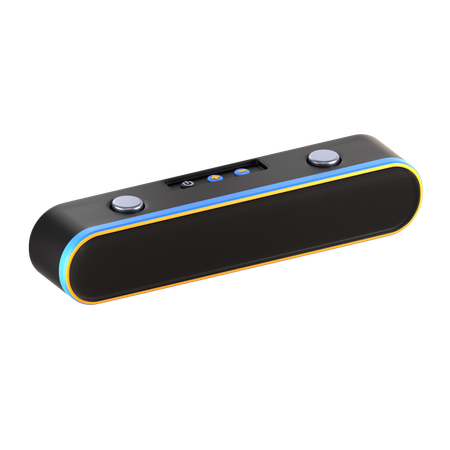 Barra de som  3D Icon